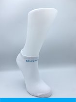 Uniq Socky 4 Paar- Laag Blauw (Wit) (35-40) | Makkelijk Sorteerbare Sokken