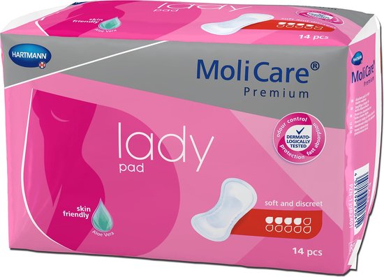 Hartmann Molicare Premium Lady Pads 4 druppels - 12 pakken van 14 stuks