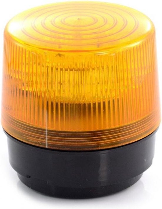 Lumiere Stroboscope LED 12V Auto Jaune Clignotant Allume Cigare