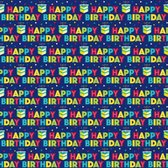 Cadeaupapier Happy Birthday Taart 1,52m