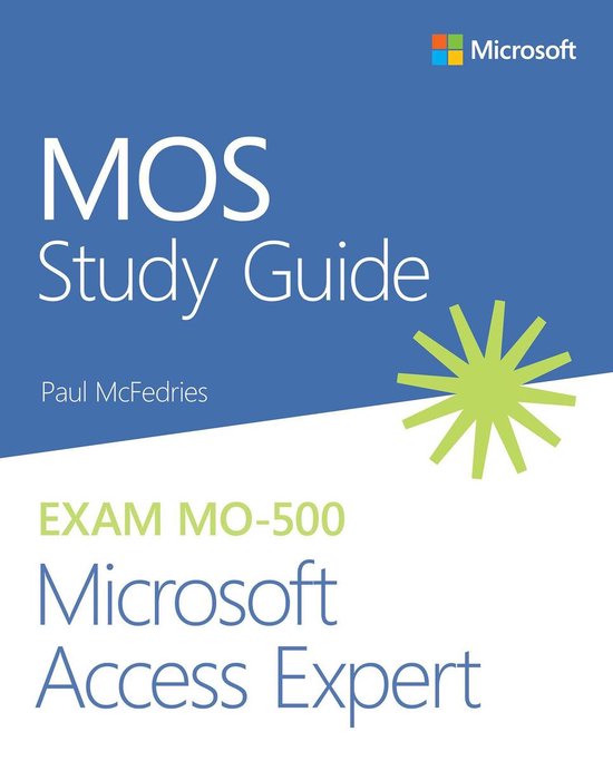 MOS Study Guide for Microsoft Access Expert Exam MO-500 - cover