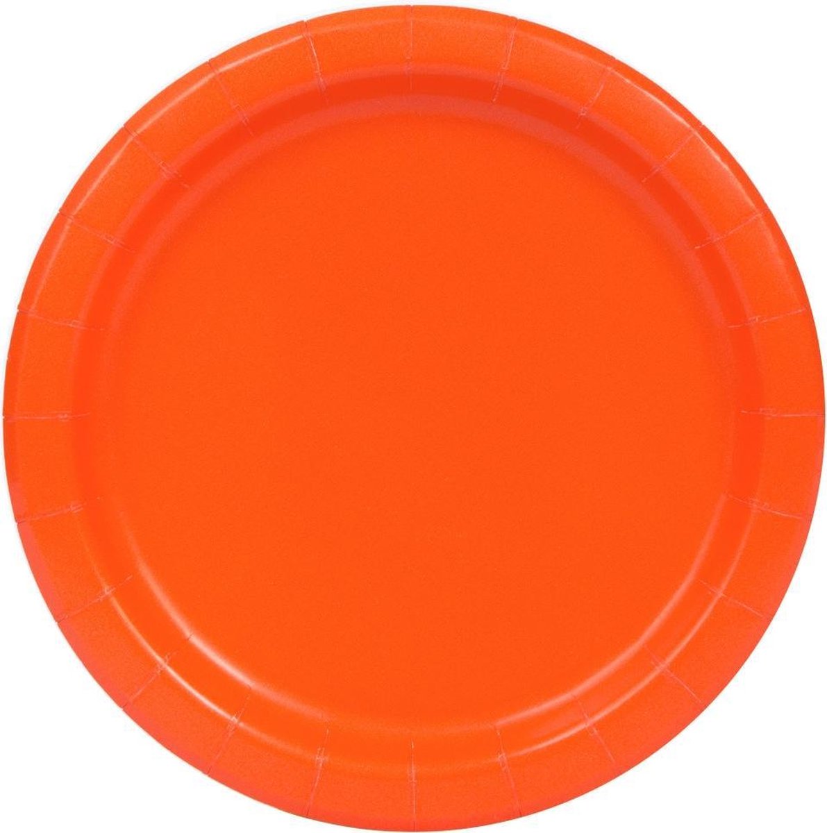 Unique Feestborden Oranje 22,8 Cm 8 Stuks