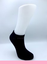 Uniq Socky 4 Paar - Laag Roze (Zwart) (41-45) | Makkelijk Sorteerbare Sokken