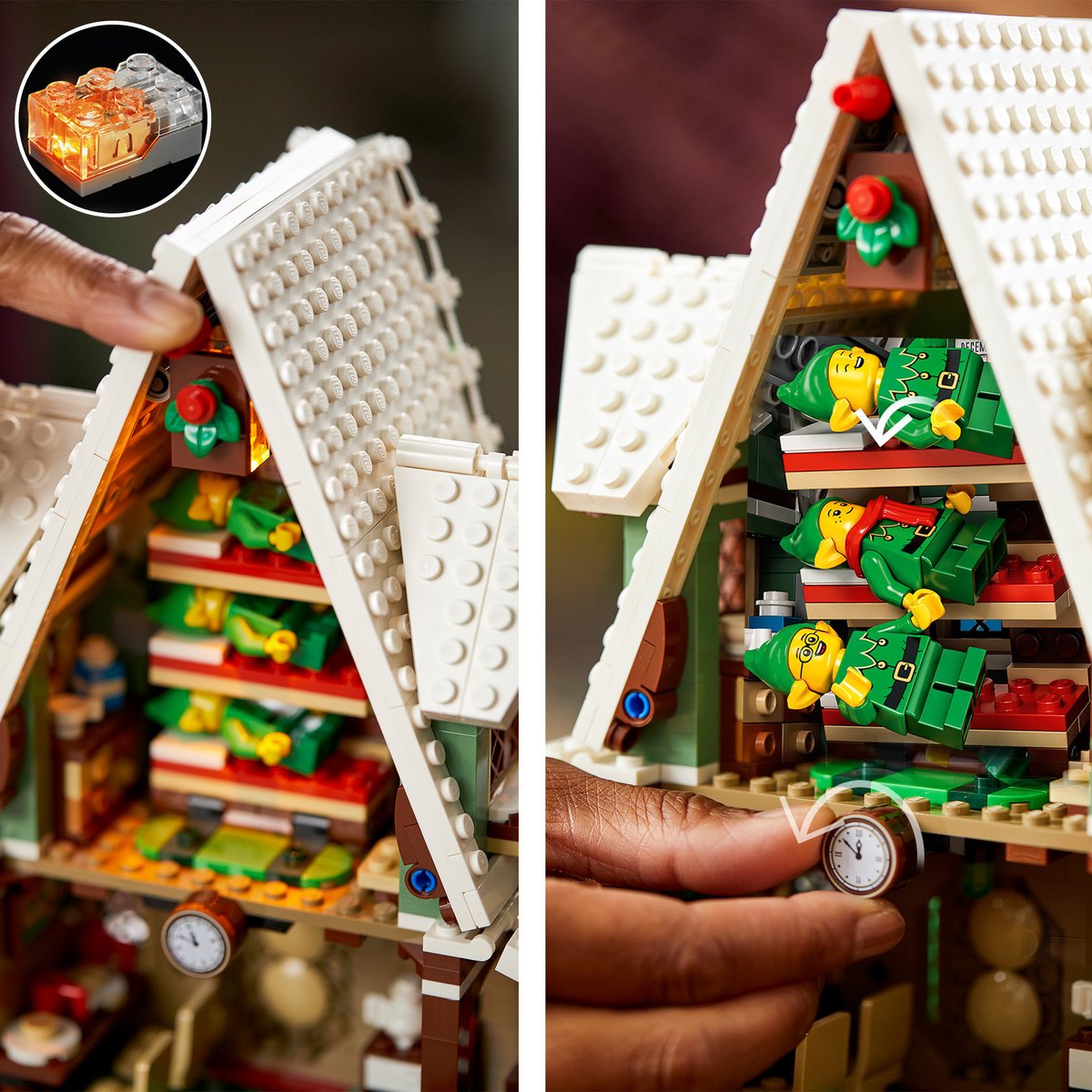 LEGO® Elf Clubhuis (10275) modelbouwset om neer te zetten; haal herinneringen aan kerst op met dit feestelijke project, een fantastisch cadeau voor volwassenen en gezinnen die graag creatief bezig zijn (1197 onderdelen) — afbeelding 13