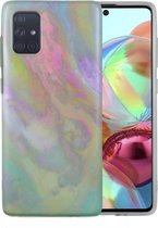Samsung Galaxy A41 Marmer Case | Back Cover | TPU Telefoonhoesje