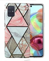 Samsung Galaxy A41 Marmer Case | Back Cover | TPU Telefoonhoesje