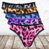 Fine Woman String panter voordeelpak 5 stuks - XL