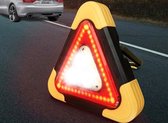 Hofftech Oplaadbare LED Gevarendriehoek - Waarschuwingslicht - Noodlamp auto