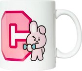 Grupo Erik Mok Bt21 Cooky Junior 300 Ml Keramiek Wit/roze