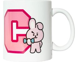 Grupo Erik Mok Bt21 Cooky Junior 300 Ml Keramiek Wit/roze