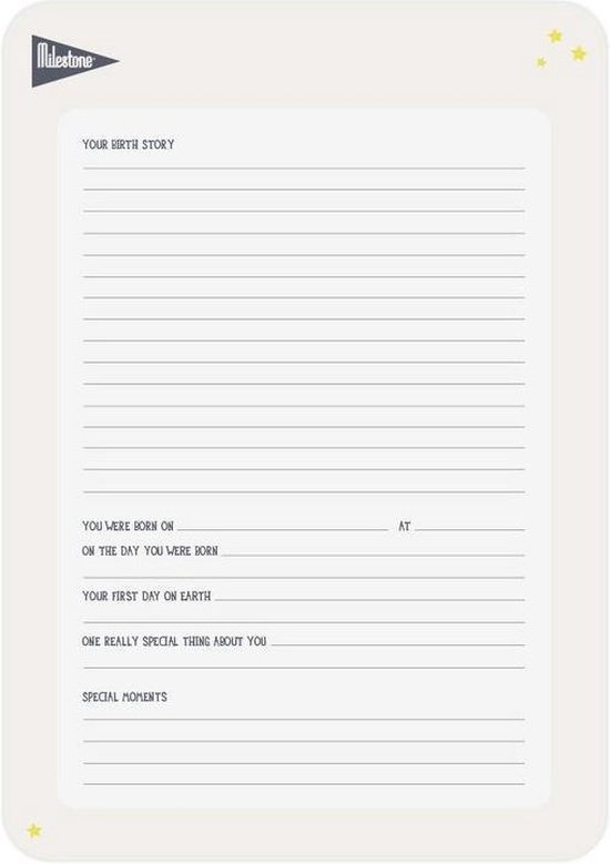 Milestone Poster Sterrenbeeld Boogschutter (eng) A4-formaat Papier Grijs/beige van Mi — afbeelding 3