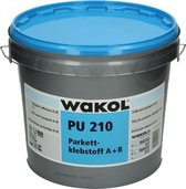 Parketlijm - Eiken/beige - Geschikt voor alle houtsoorten - Sterk en Fixerend - Wakol PU 210 - 6,9KG