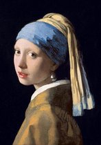 Meisje met de Parel (Johannes Vermeer) Aluminium Wanddecoratie - 60x90 cm