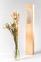 Wildflowers | Droogbloemen | Kleurrijk | Beige | 65 cm | Met Vaas | Gift Verpakking