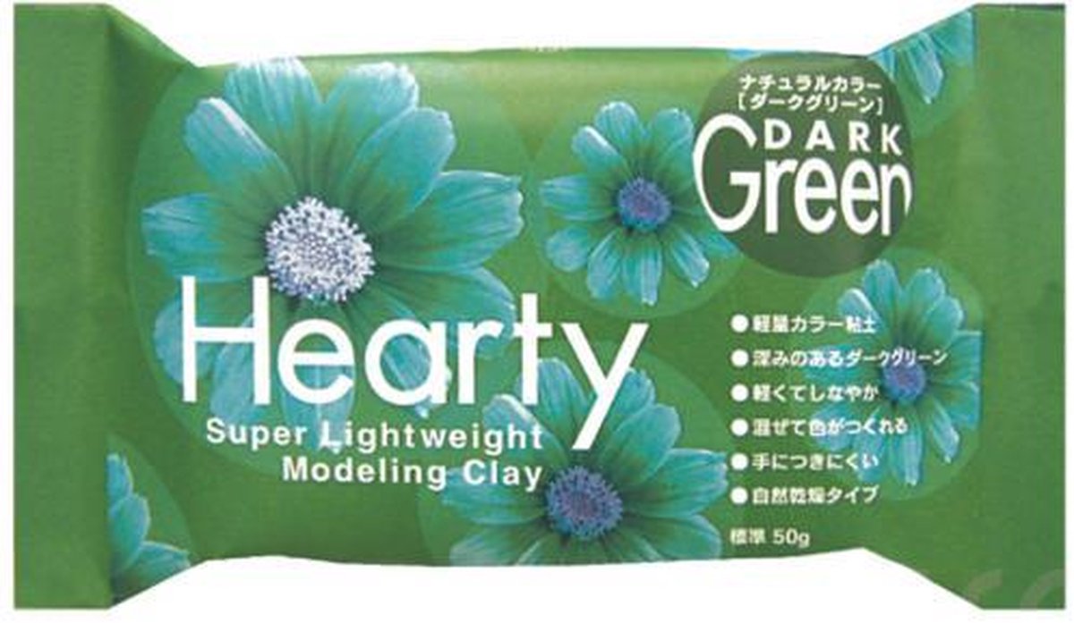 Hearty Dark Green Modeling Clay Super Lightweight