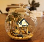 Miniatuur bouwpakket in glazen bal- 2002 - Romantic aegean sea