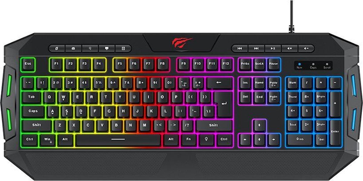 Havit KIT Gaming 4 EN 1 ( Clavier + Souris +Tapis+Casque) KB501CM à prix  pas cher