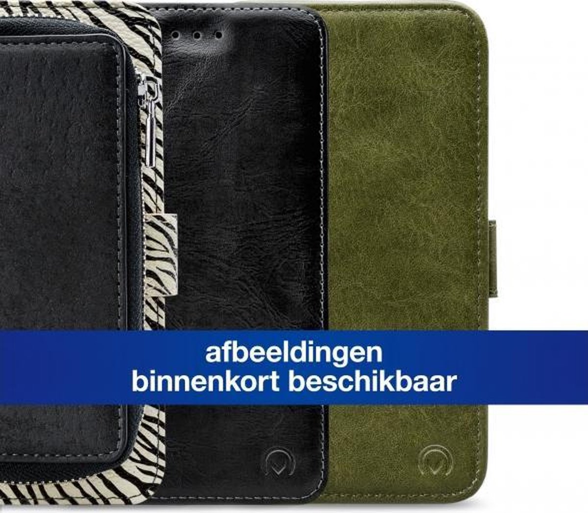 Mobilize Bookcase hoesje geschikt voor Samsung Galaxy A32 4G - Effen Zwart - Kunstleer