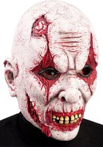 Carnival Toys Verkleedmasker Horror Clown Wit Latex One-size