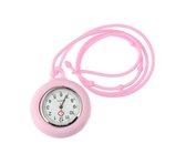 Roze Ketting Horloge Verpleegster - Zusterhorloge - Dames - Siliconen