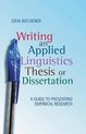 Writing Applied Linguistics Thesis