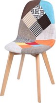 Urban Living - Patchwork eetkamerstoelen - set van 2 - Multicolour