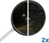 Drive Hydro waterafstotende folie spiegel - Scooter spiegel - auto spiegel - anti regen folie spiegel - anti fog - Nano coating folie - nano shield spiegel - anti-regen - spiegel sticker - ve