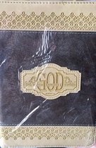 God gives Wisdom - 190 x 140 mm - zipper  Journal - Faux Leather - 152 pages