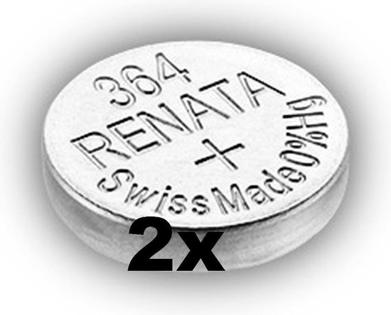 RENATA 364/SR621SW Pile bouton en oxyde d'argent pour montre 2 (deux)  pièces | bol.com