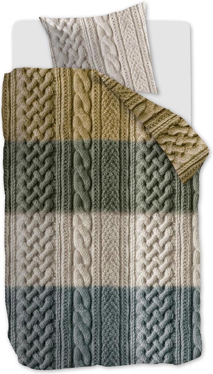 Ariadne at Home Snug Dekbedovertrek - Eenpersoons - 140x200/220 cm - Oker