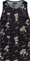 DEELUXE Tanktop met tropische print TIARE Black