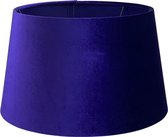 Abat-jour en velours de Luxe Lucy's Living VENISE Violet - ø 33 x H 20 cm - Raccord E27 - pièces de lampe - éclairage - lampe de table - accessoires pour la maison - salon