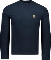 Belstaff Sweater Blauw Normaal - Maat L - Heren - Herfst/Winter Collectie - Katoen
