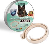 Vlooienband voor honden | CREME | 100% natuurlijk | Geen pesticiden | Vlooien en teken | Veilig voor mens en dier | Milieuvriendelijk