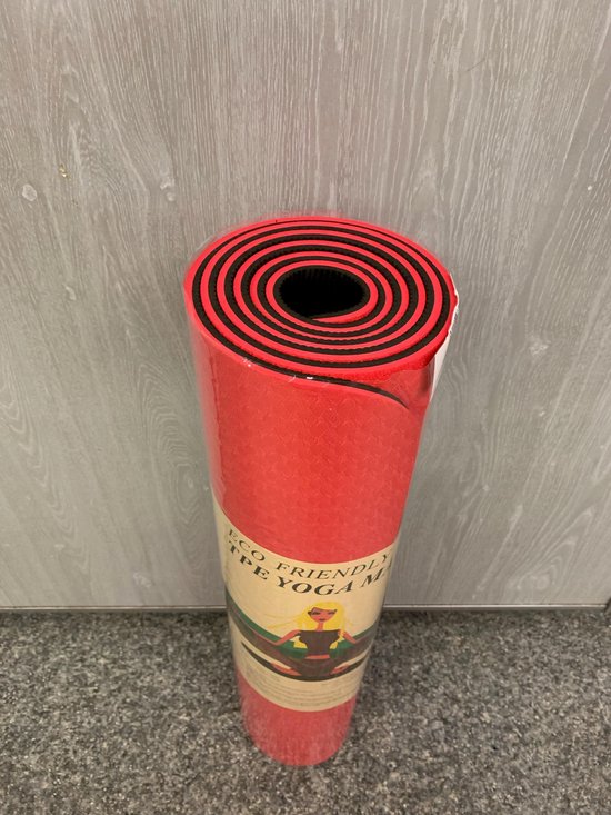 Eco Friendly TPE Yoga Mat (183x61 8mm extra dik)