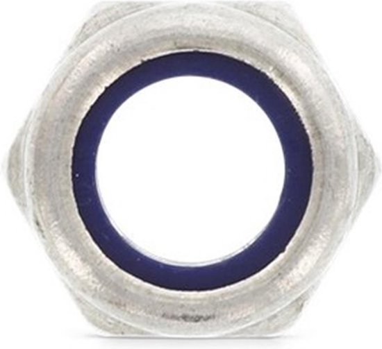 Borgmoer laag M3 DIN 985 RVS A2-50 SW5,5 (500 stuks)