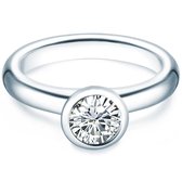 Tresor Solitaire ring - Sterling zilver - zilver - 50