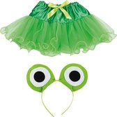 Carnival Toys Verkleedset Kikker Meisjes Groen 2-delig One-size