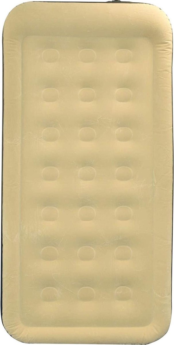 ZOVAIO luchtmatras- Beige&Zwart- eenpersoons- 196cmx97cmx47cm- Opblaasbare luchtbedden- Met ingebouwde elektrische pomp — afbeelding 3