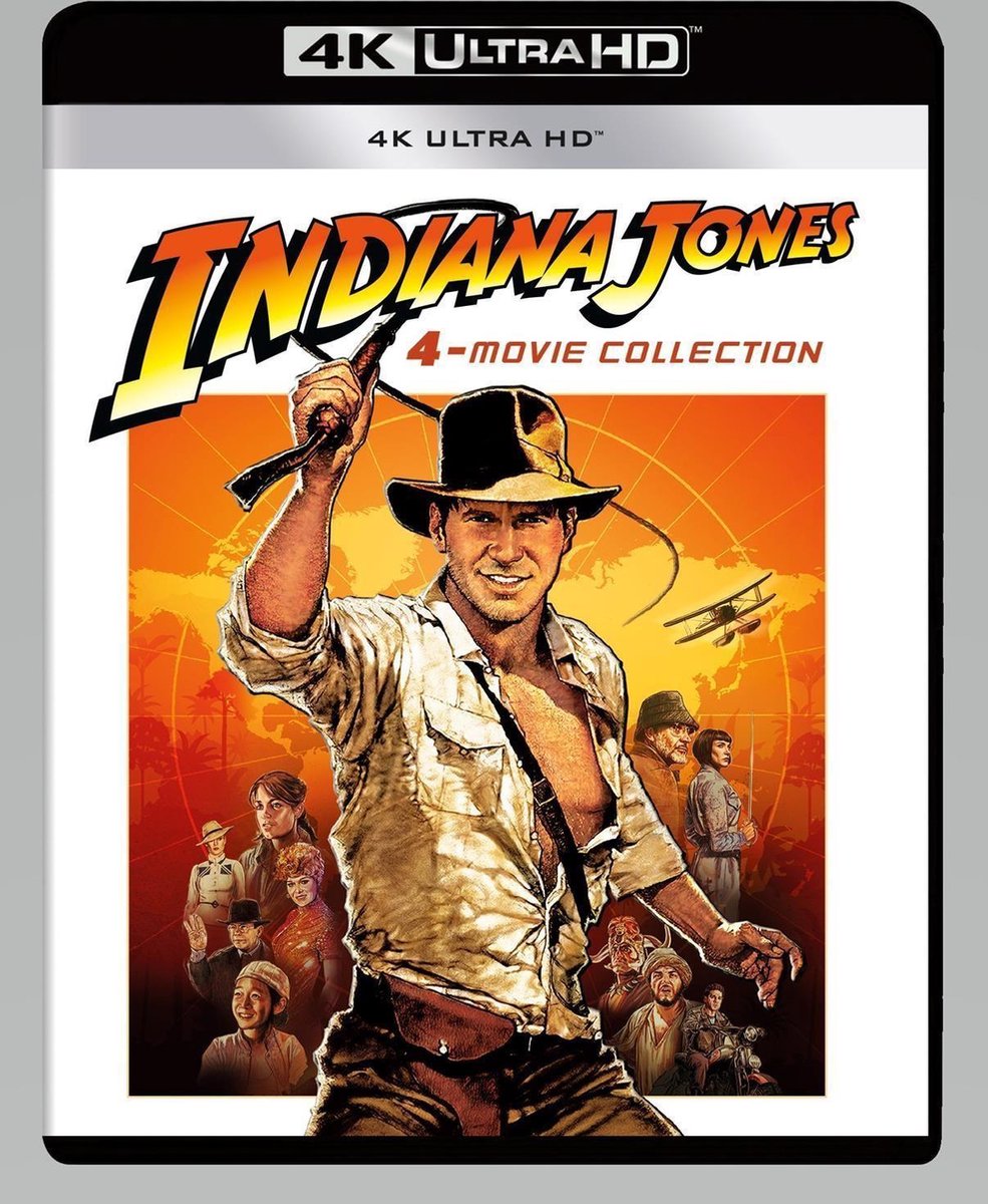 Indiana Jones - 4 - Movies Collection (4K Ultra HD Blu-ray)-