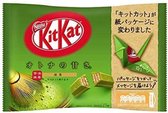 Glico KitKat Matcha |Mini Japanse Chocolade met Groene Thee Matcha - 12 stuks