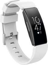 Bandje geschikt voor Fitbit ACE 2 - Maat L - Bandje - Horlogebandje - Siliconen - Wit