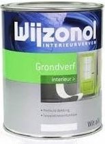 Wijzonol Grondverf Terpentineverdunbaar Wit 1 Liter