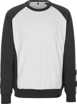 Mascot Witten Sweatshirt Unique-L-0618-Wit/Donkerantraciet