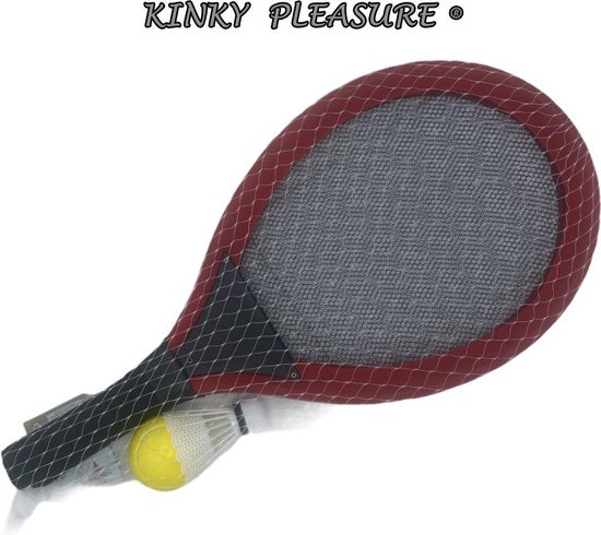Kinky Pleasure - Raquette XL - Tennis Set XL - Kinder Tennis Set -  Backminton Kit | bol.com
