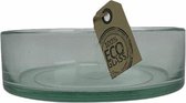 3x Handig Bakje / Schaaltje van Glas Ø15 cm | Hoogte 5 cm | Duurzaam Ecologisch ECO Glas