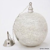 Nour Lifestyle Arabische hanglamp Arwa met gaatjes - maat M (Oosterse - Egyptische - Marokkaanse lampen)