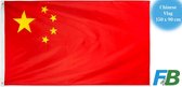 F4B China Vlag | 150x90 cm | Chinese Vlag | 100% Polyester | Weerbestendig