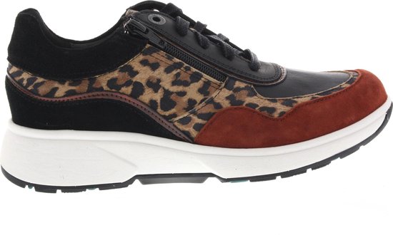 Xsensible Vrouwen Suède Leopard Lage sneakers / Damesschoenen 30204.3 Lima  - Maat 38 | bol.com