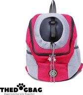 TheDogBag™ | Honden Rugzak, Draagtas, Reistas - Roze - Medium (Geschikt voor Honden tot 7 kg)